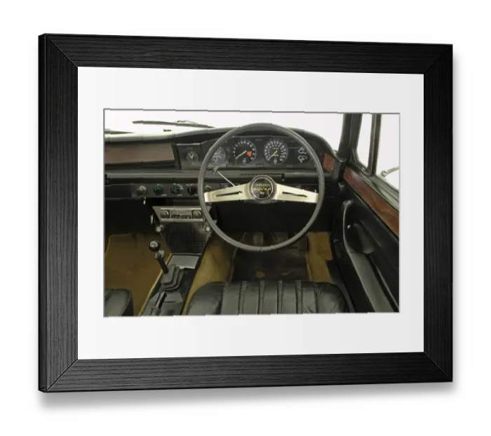 Framed Print : 1974 Rover P6 3500S Framed Print : 1974 Rover P6 3500S