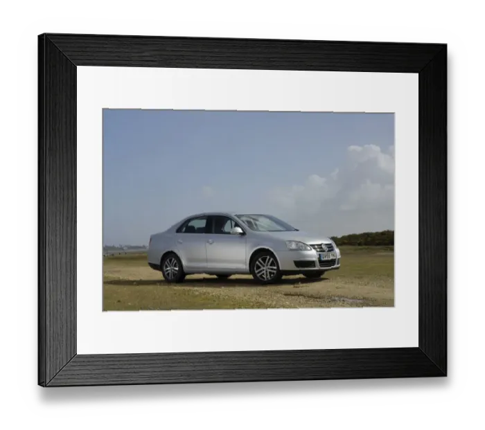 Framed Print : 2005 VW Jetta