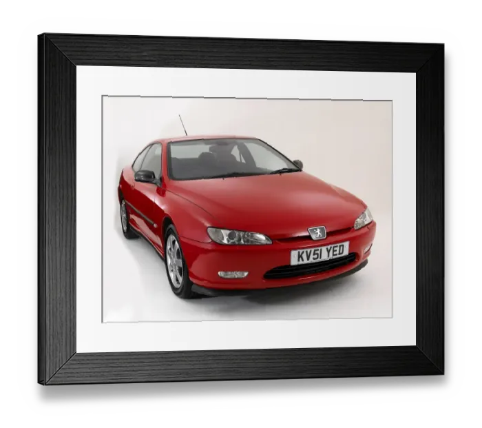 Framed Print : 2001 Peugeot 406