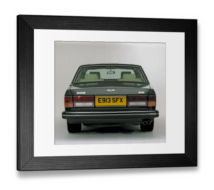 Framed Print : 1987 Bentley Turbo Framed Print : 1987 Bentley Turbo