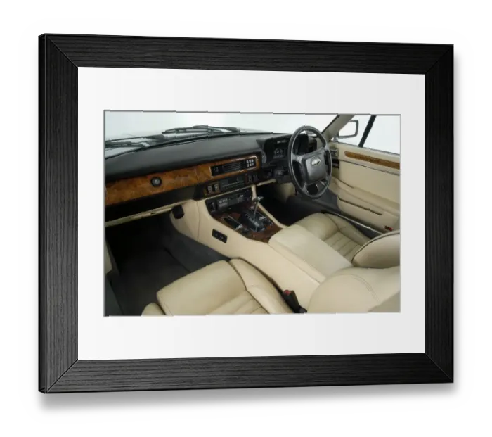 Framed Print : 1991 Jaguar XJS