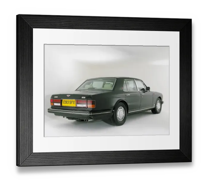 Framed Print : 1987 Bentley Turbo