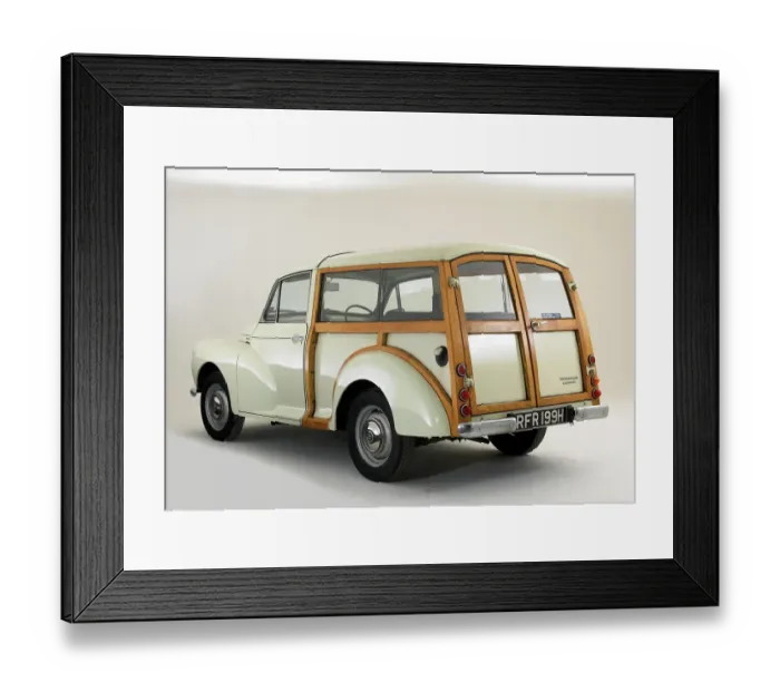 Framed Print : 1970 Morris Minor