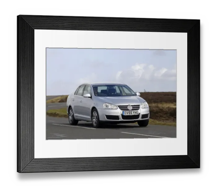 Framed Print : 2005 VW Jetta Framed Print : 2005 VW Jetta