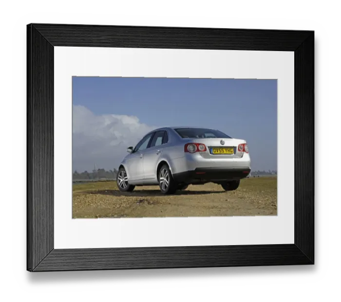 Framed Print : 2005 VW Jetta Framed Print : 2005 VW Jetta