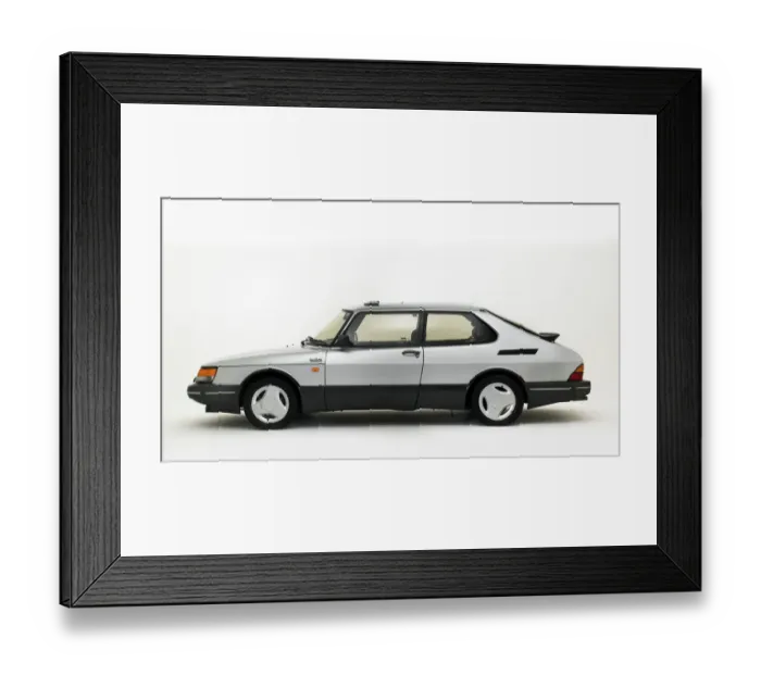 Framed Print : 1988 Saab 900 Turbo