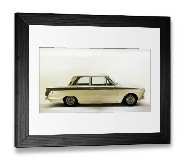 Framed Print : 1965 Lotus Cortina