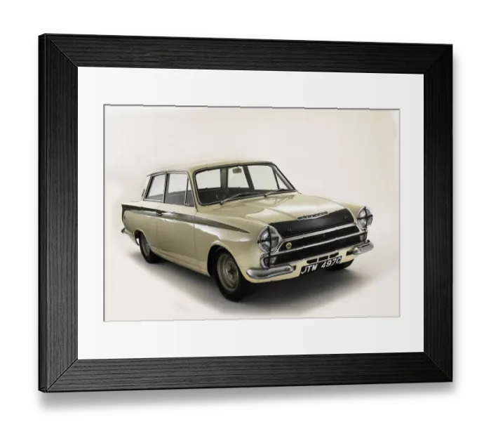 Framed Print : 1965 Lotus Cortina Framed Print : 1965 Lotus Cortina