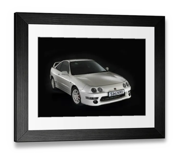 Framed Print : 1998 Honda Integra Framed Print : 1998 Honda Integra