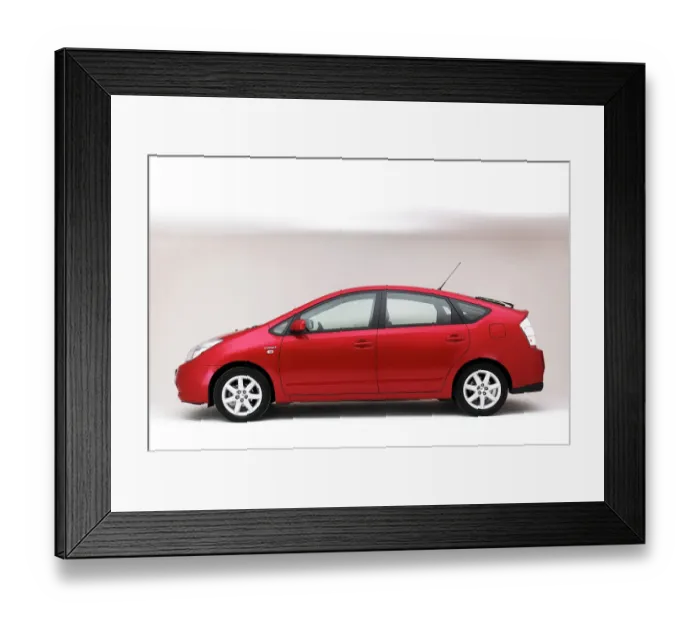 Framed Print : 2006 Toyota Prius Hybrid