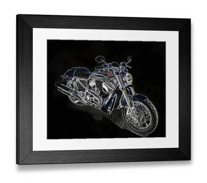 Framed Print : 2005 Harley Davidson