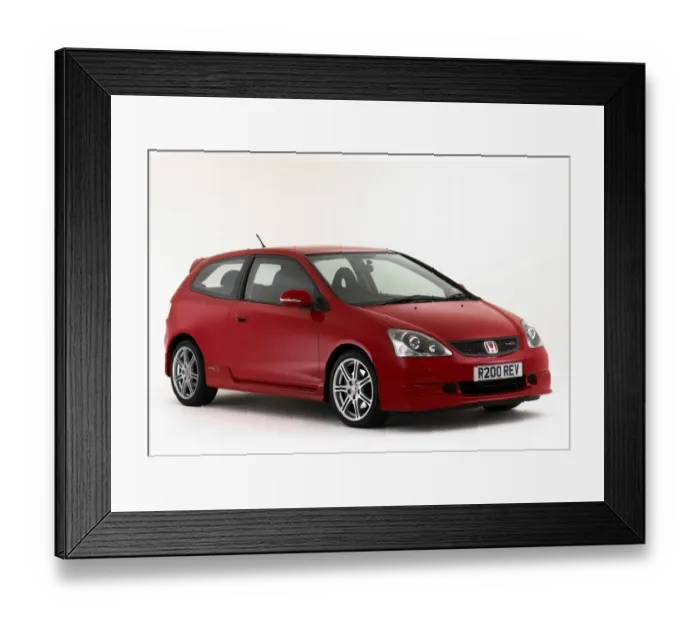 Framed Print : 2005 Honda Civic