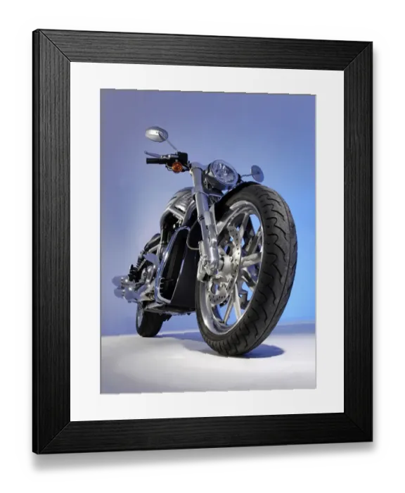 Framed Print : 2005 Harley Davidson VRSCR Street Rod