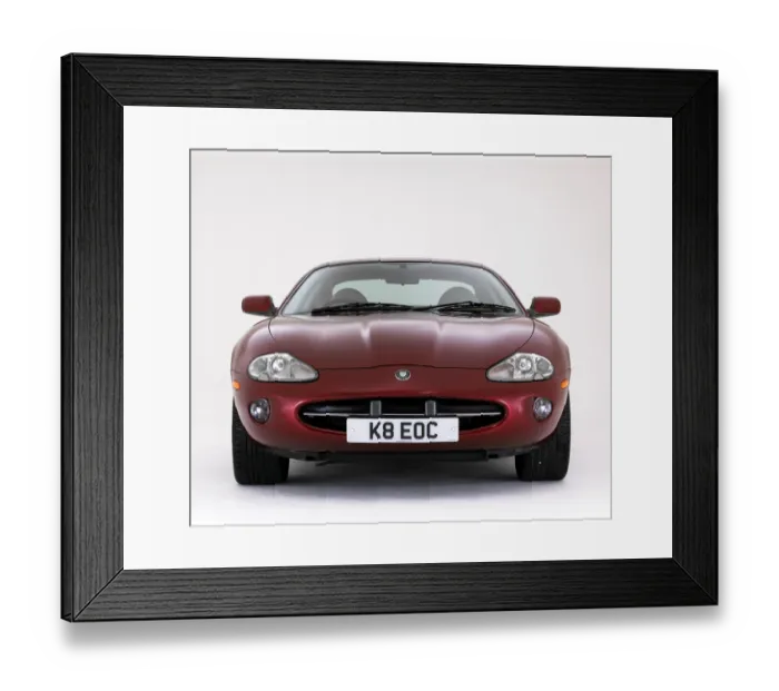 Framed Print : 1996 Jaguar XK8