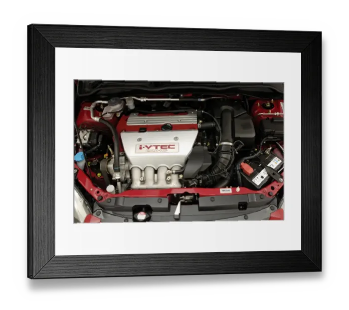 Framed Print : 2005 Honda Civic