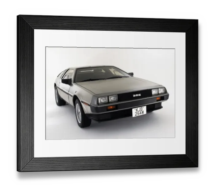 Framed Print : 1981 De Lorean