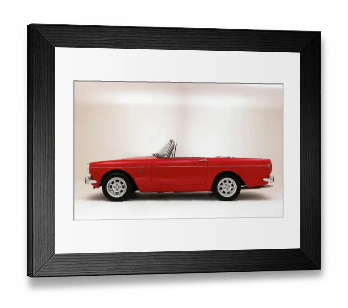 Framed Print : 1965 Sunbeam Tiger