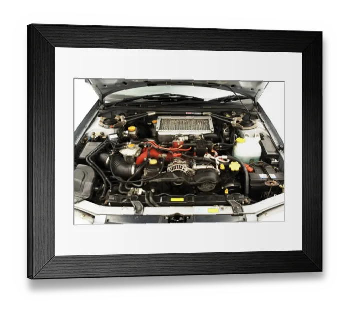 Framed Print : 2000 Subaru Impreza
