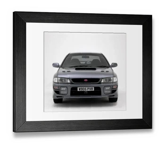 Framed Print : 2000 Subaru Impreza Framed Print : 2000 Subaru Impreza