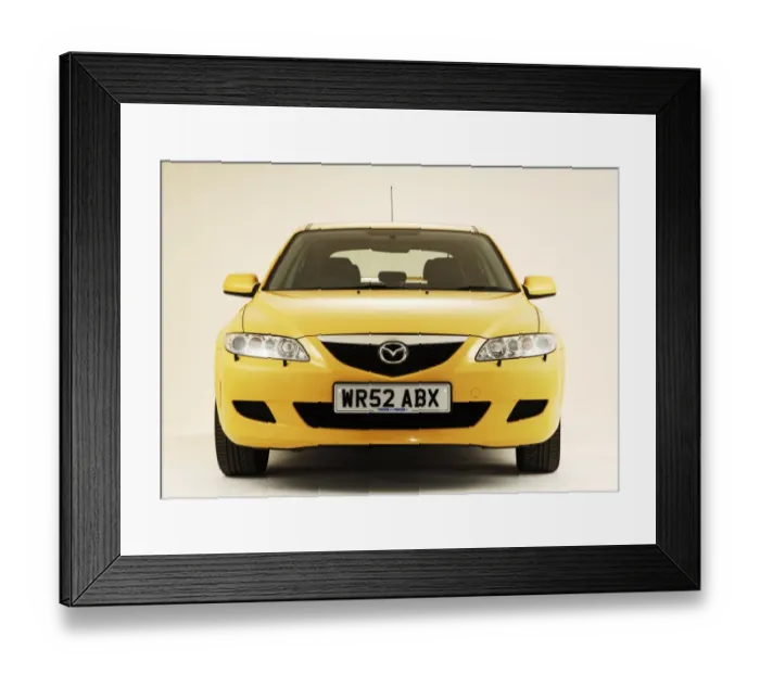 Framed Print : 2002 Mazda 6