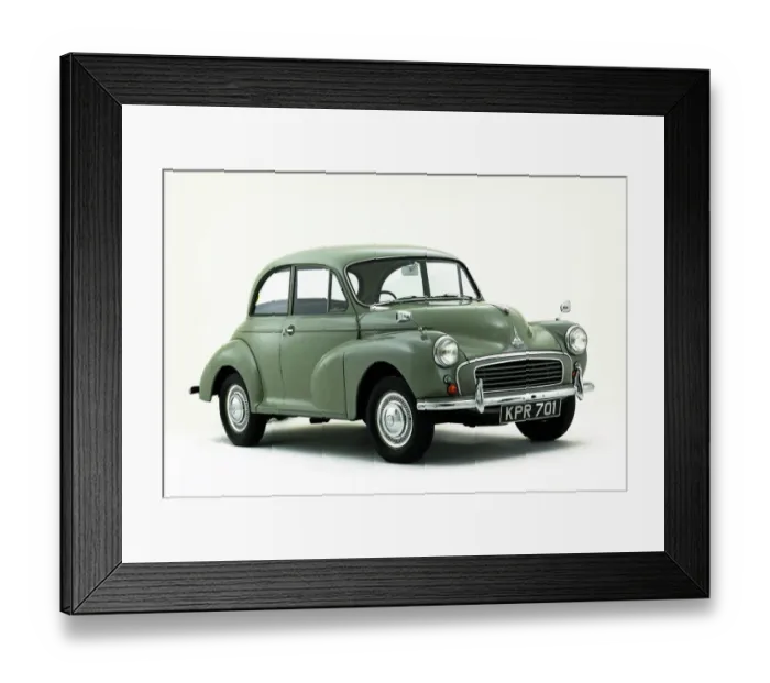 Framed Print : 1957 Morris Minor
