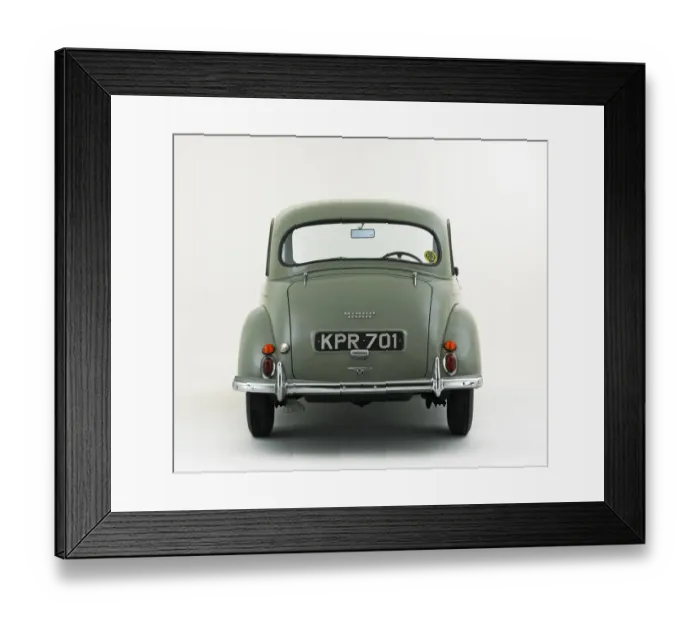 Framed Print : 1957 Morris Minor
