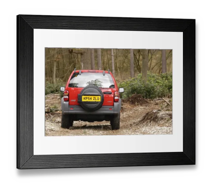 Framed Print : 2004 Jeep Cherokee