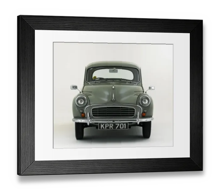 Framed Print : 1957 Morris Minor