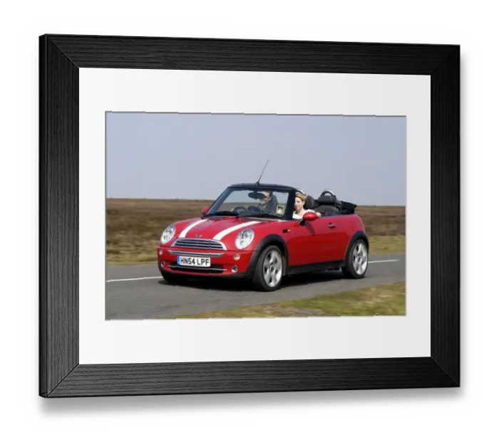 Framed Print : 2004 Mini Cooper