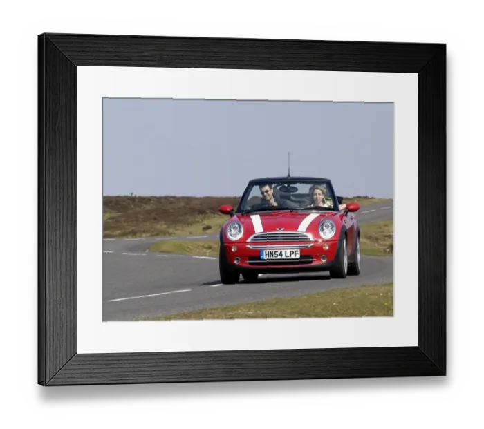 Framed Print : 2004 Mini Cooper