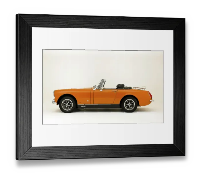 Framed Print : 1975 MG Midget