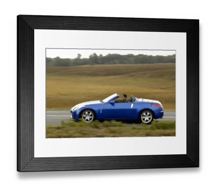 Framed Print : 2005 Nissan 350Z