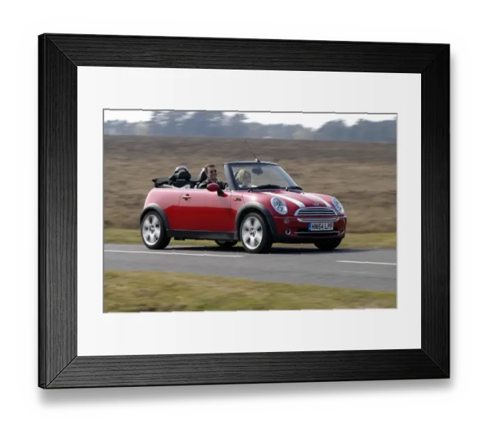 Framed Print : 2004 Mini Cooper