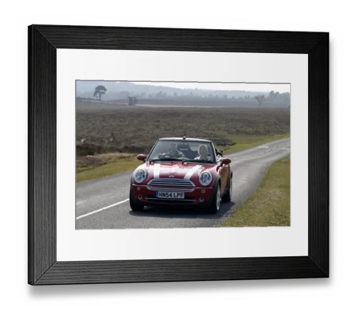 Framed Print : 2004 Mini Cooper