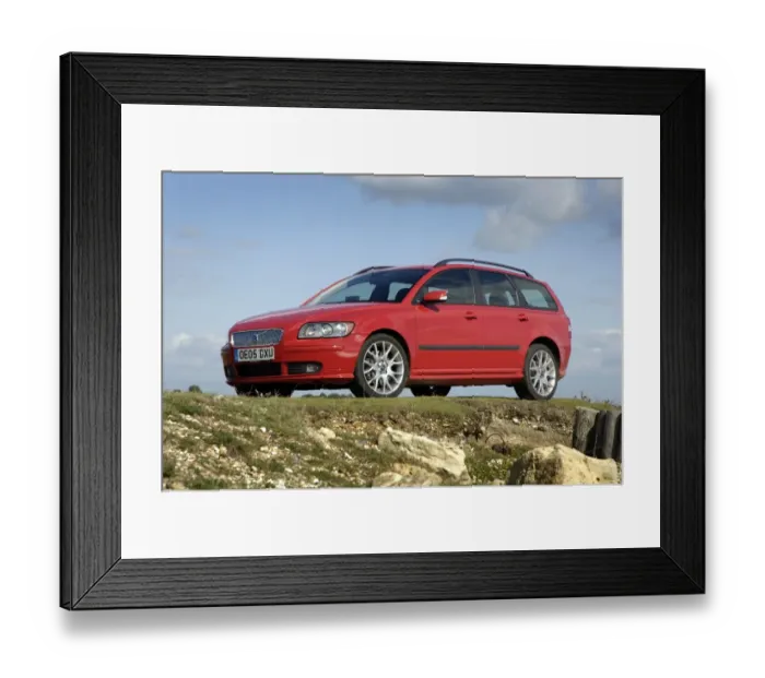 Framed Print : 2005 Volvo V50