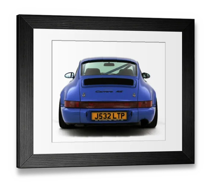 Framed Print : 1992 Porsche 964