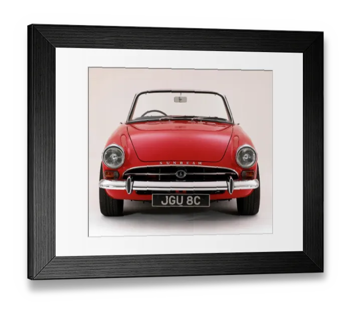Framed Print : 1965 Sunbeam Tiger