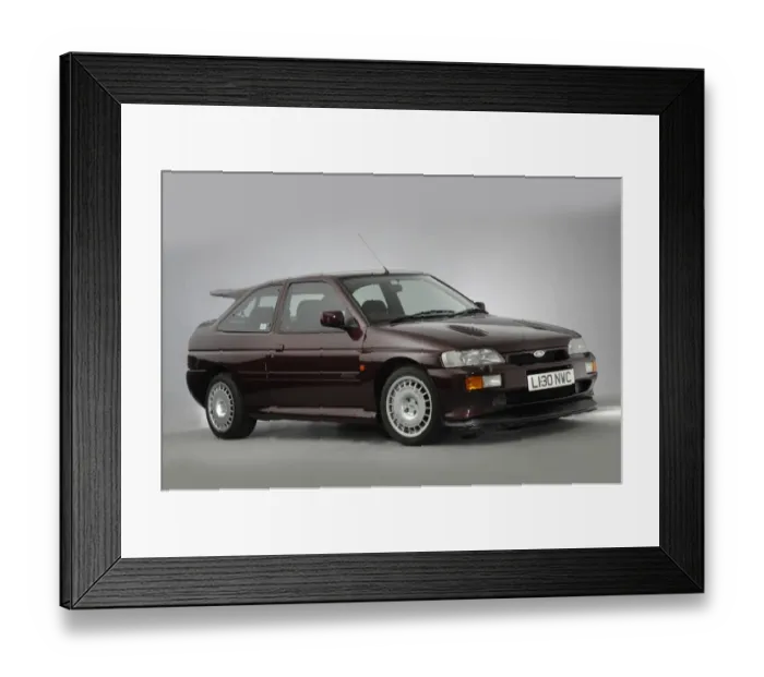 Framed Print : 1993 Ford Escort RS Cosworth