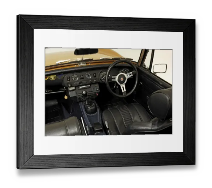 Framed Print : 1975 MG Midget
