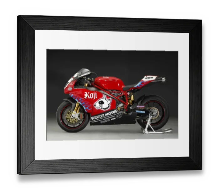 Framed Print : 2004 Ducati 999