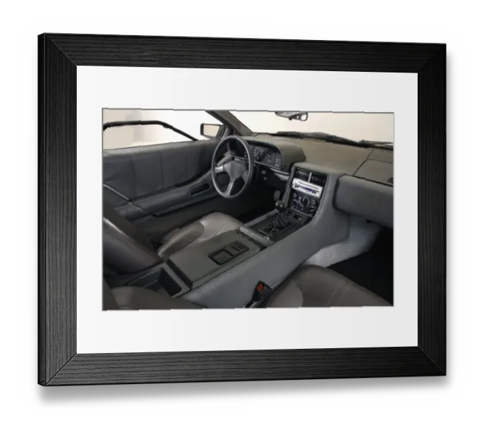 Framed Print : 1981 De Lorean