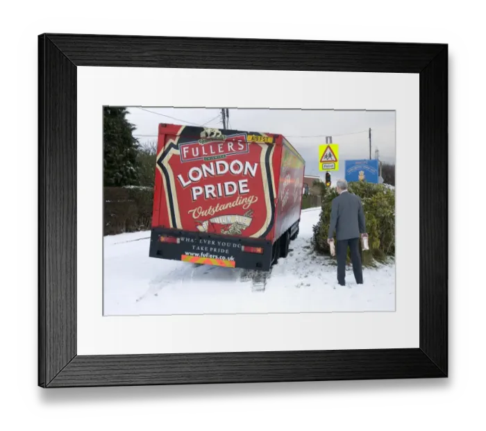 Framed Print : London Pride Brewery