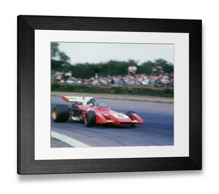 Framed Print : 1971 Ferrari 312 B2, Jackie Ickx, 1971 British GP Framed Print : 1971 Ferrari 312 B2, Jackie Ickx, 1971 British GP