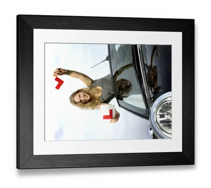 Framed Print : A New Driver Passes