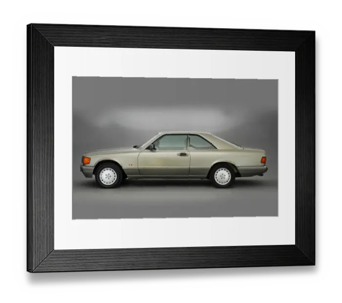 Framed Print : 1990 Mercedes Benz 500 SEC Framed Print : 1990 Mercedes Benz 500 SEC
