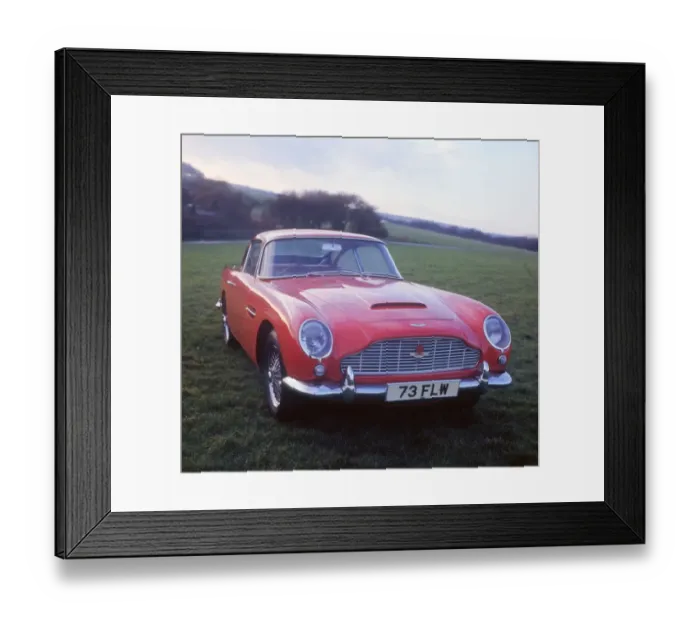 Framed Print : 1963 Aston Martin DB4 GT