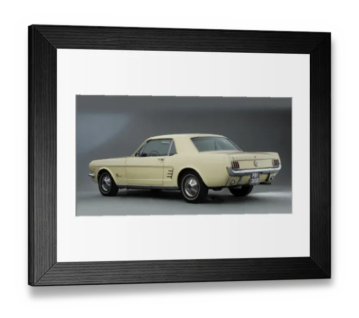 Framed Print : 1966 Ford Mustang 289