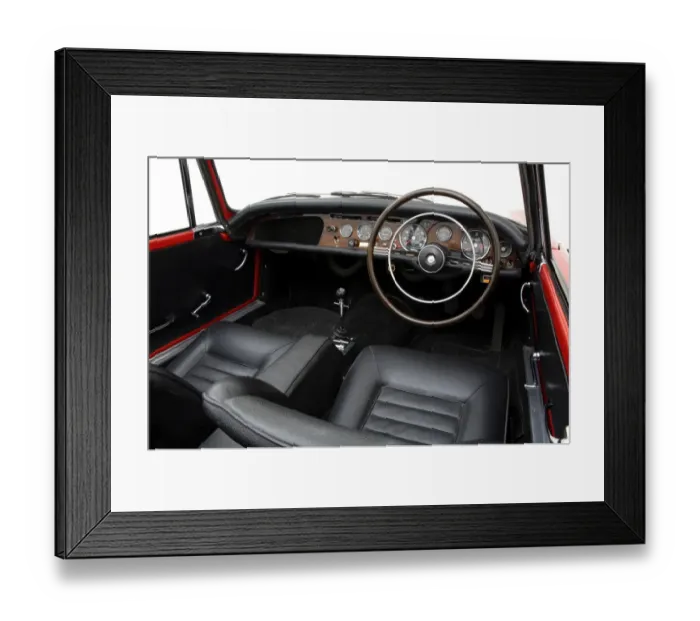 Framed Print : 1965 Sunbeam Tiger