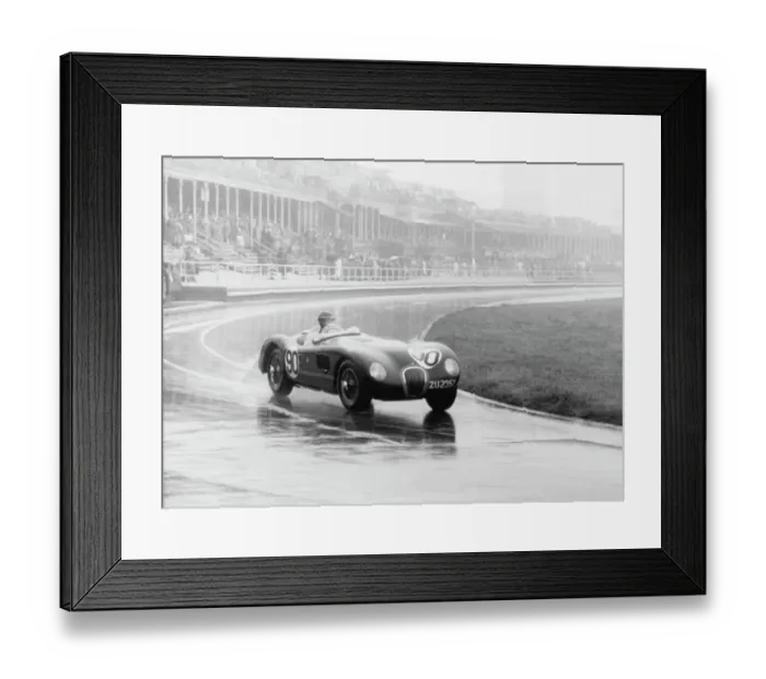 Framed Print : 1954 Jaguar C type