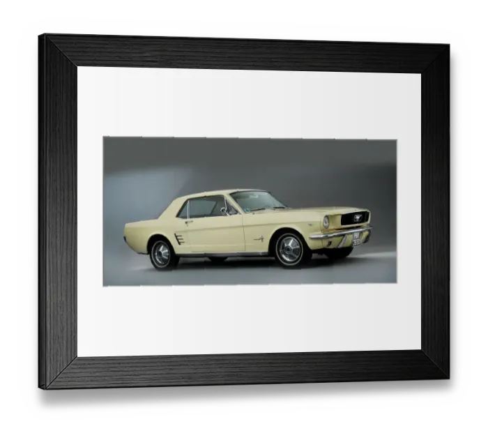 Framed Print : 1966 Ford Mustang 289